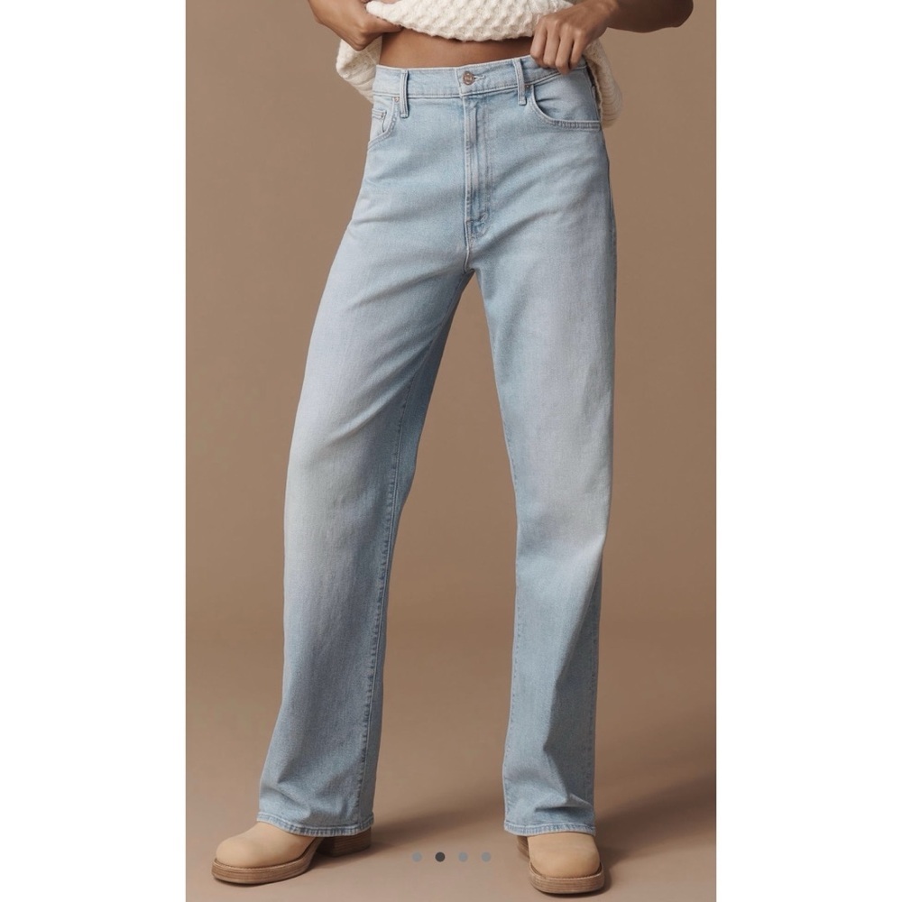 MOTHER NWT The Maven Sneak High Rise Straight Leg Jeans